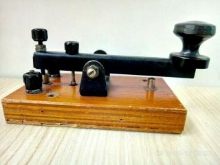 Rare Vtg Telegraph Key Morse Training Fizelectrtopribor Soviet Ussr 1962
