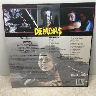 Demons AC - 3 WS Roan LaserDisc UNCUT Horror Dario Argento Lamberto Bava Rare OOP 2