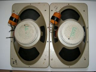 Emi Speakers 13 X 8 " Pair Rare - - X 2 Abbey Road Monitors