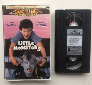 Little Monsters On Vhs Rare Oop Cult Comedy Clamshell Case Fred Savage