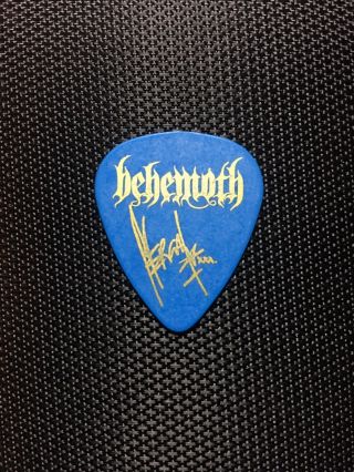 Behemoth Guitar Pick - Nergal - Blue Prototype Rare