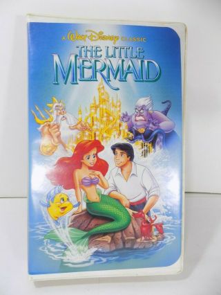 Disney Little Mermaid Vhs Black Diamond Classic Rare Recalled Banned Penis Cover