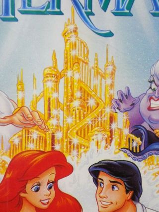 Disney Little Mermaid VHS Black Diamond Classic RARE RECALLED BANNED PENIS COVER 2