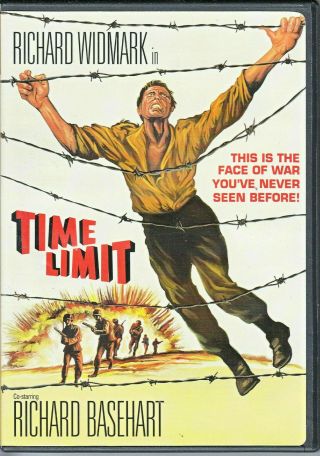 Time Limit - Richard Widmark - Dolby Digital - (dvd,  2009) - Oop/rare -