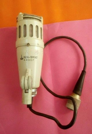Vtg Ussr Rare Lomo 82a - 5m U2 Vintage Soviet Microphone