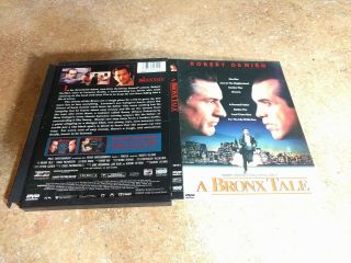 A Bronx Tale (dvd,  1998,  Widescreen) Rare Oop Robert De Niro,  Region 1 Usa