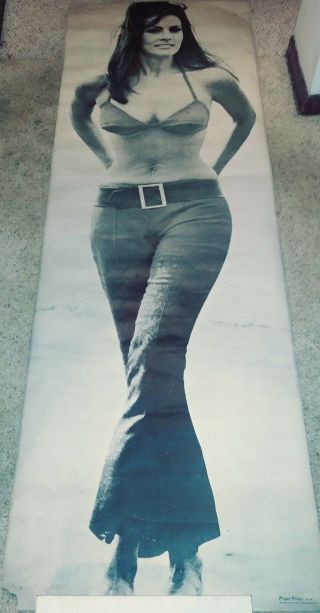 Raquel Welch 1969 Poster 6 Ft Bikini Conshohocken Plymouth Square Life Size Rare