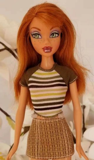 My Scene Barbie Mall Must Haves Kenzie Doll With Freckles Rare Ginger Red Hair