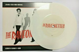 Mega Rare The Raveonettes - Beat City - Limited Edition White Marbleuk 7 " Vinyl