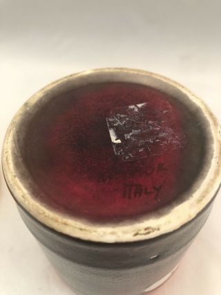 Vintage Italian Raymor Pottery Opium Vice Jar Alvino Bagni 1960 Bitossi Rare 4