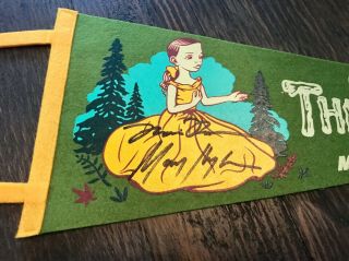 Mark Ryden 2007 Tree Show Pennant,  Signed By Mark Ryden And Marion Peck Rare