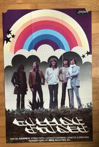 The Rolling Stones On London Records Promotional Poster Very Rare
