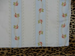 Rare RALPH LAUREN Wentworth Wisteria Floral Stripe Standard Pillowcase Rosebuds 2