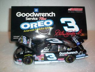 2001 Dale Earnhardt Sr Vintage 3 Goodwrench Oreo Cookie 1/24 Rare Only 60,  012