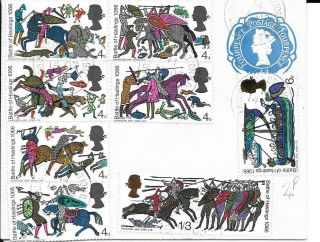 1966 Battle Of Hastings (ord) Fdc On Rare Postal Stationery Envelope