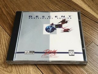 Descent: Anniversary Edition (1996,  Pc) Rare Cd - Rom -