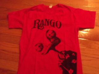 Rango Rare Movie Promotional T - Shirt Adult Small Johnny Depp