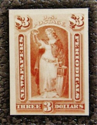 Nystamps Us Newspaper Stamp Pr25tc3b Rare Proof
