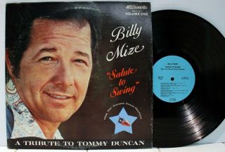 Rare Western Swing Double Lp - Billy Mize - Salute To Swing - Gm Gmlp - 101