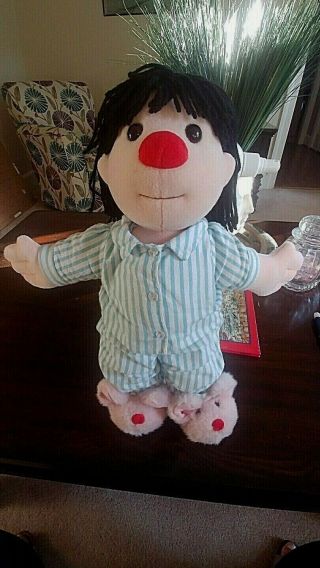 Rare Special Edition Big Comfy Couch Plush Molly Doll Pjs And Bunny Slippers