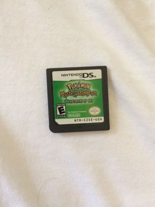 Pokemon Mystery Dungeon Explorers Of Sky Nintendo Ds 2009 Cartridge Only Rare