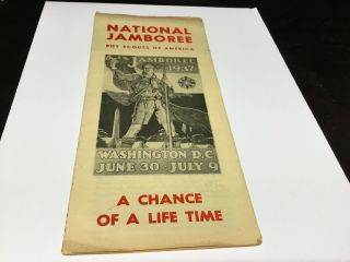 Rare 1937 National Jamboree Promotional Pamphlet Camden County Council N.  J.