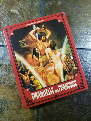 Emanuelle And Francoise Rare Blu - Ray Cult Classic Horror