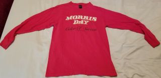 Morris Day Rare Vintage Color Of Success Tour Long Sleeve Shirt Large The Time