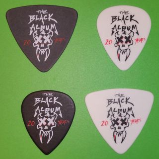 Metallica 2012 Tour - Set Of 4 Guitar Picks Plectrum Ultra Mega Rare