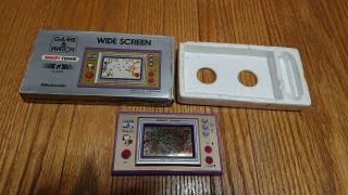 Nintendo Game & Watch Snoopy Tennis Low Serial Rare