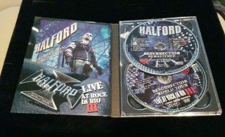 Halford Live At Rock In Rio Iii (oop Rare 2008 Dvd/cd Set)