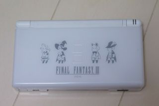 Final Fantasy Iii Nintendo Ds Lite Crystal Edition Rare