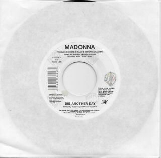 Madonna Die Another Day 2 Versions Rare Soundtrack 45 James Bond