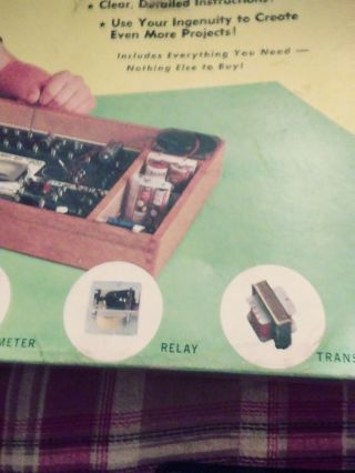 VINTAGE 1967 RARE TANDY RADIO SHACK SCIENCE FAIR ELECTRONIC PROJECT KIT 201 3