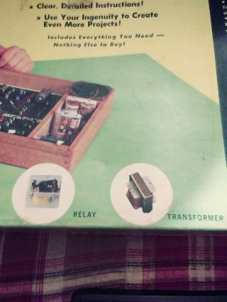 VINTAGE 1967 RARE TANDY RADIO SHACK SCIENCE FAIR ELECTRONIC PROJECT KIT 201 4