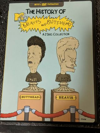 History Of Beavis And Butt - Head (dvd,  2002,  2 - Disc Set),  Rare Hard To Find Oop