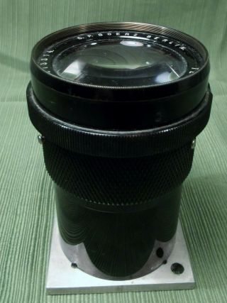 Vintage C.  P.  Goerz Berlin Telegor 1:6.  3 F = 36cm Large Format Lens Rare