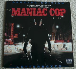 Maniac Cop - Laserdisc - Rare Horror - Bruce Campbell - Tom Atkins