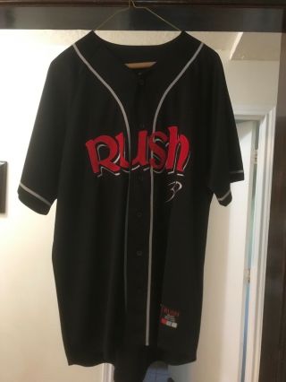 2004 Rush 30th Anniversary R30 Band Jersey Rare Men’s Size M Black