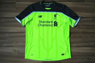 Liverpool England 2016/2017 Third Football Shirt Jersey Size Mens Large Rare
