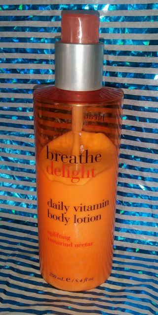 Bath & Body Breathe Delight Tamarind Nectar Lotion Boost Rare Htf