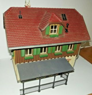 Large And Rare Pola Lgb G Scale 3 Story Lodge With Porch
