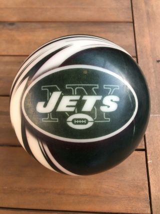 Rare Brunswick Nfl York Jets Bowling Ball 14lb