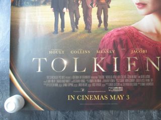TOLKIEN UK MOVIE POSTER QUAD DOUBLE - SIDED CINEMA POSTER 2019 RARE 3