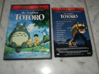 My Neighbor Totoro (2 - Disc Dvd,  2006,  Widescreen) Hayao Miyazaki Anime Rare Oop