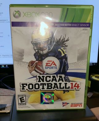 Ncaa Football 14 (xbox 360,  2013) Xbox 360 Rare
