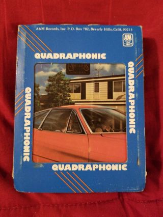 The Carpenters Now &then Quad Tape Quadraphonic 8 - Track Tape Rare