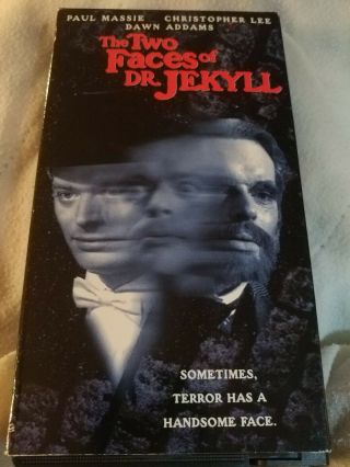 The Two Faces Of Dr.  Jekyll (1960) Rare Vhs Christopher Lee Hammer Horror
