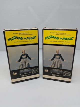 The Sound Of Music Vhs Rare 1st Release Magnetic Video Julie Andrews