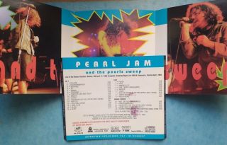 Pearl Jam ‎– And The Pearls Sweep - rare 1994 silver 2cd import 4
